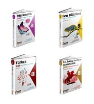 LGS 8.Sınıf Matematik Fen  Türkçe İnkılap BTS Soru Bankası