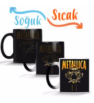 Metallica Sihirli Kupa Bardak Porselen