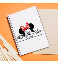 Minnie Mouse Sevgili Çift Tasarımlı Defter Kişiye Özel
