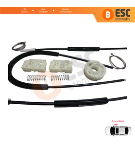Citroen C4 Picasso MK1 UD Grand UA 2006-2013 MPV 9222CT İçin Elektrikli Ön Sağ Cam Kriko Tamir Seti