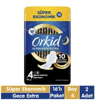 Orkid Ultra Gece Extra Ped 16x2 32 Adet