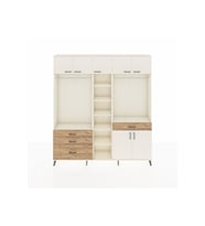 Arges Dolap 11 Raflı 4 Çekmeceli 2 Askılı 220x30x243 Aytaşı-Aytaşı/Çam