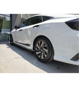 Honda Civic Fc5 Gc400 Yan Marşpiyel Seti Mat Siyah Plastik 2 Adet