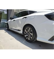 Honda Civic Fc5 Gc400 Yan Marşpiyel Seti Mat Siyah Plastik 2 Adet