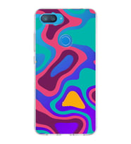 Xiaomi Mi 8 Lite Uyumlu Kapak Renkli Desen Tasarımlı Şeffaf Silikon Kılıf