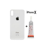 iPhone X Arka Pil Kapağı ve Yapıştırıcı Hediye (Beyaz)