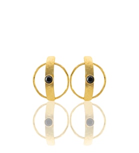 Kadir Jewellery 22 Ayar Altın Kaplama Vintage Küpe -El İşçiliği Ve Hipoalerjenik Küpe