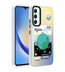 Galaxy A34 Kılıf Desenli Zore Dragon Sert Kılıf Gezegen