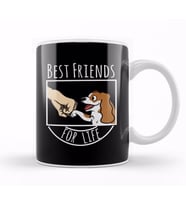 Cavalier King Charles Spaniel Best Friends For Life Kupa Bardak Porselen