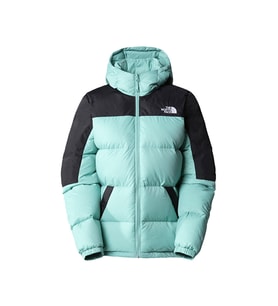 The North Face W Diablo Down Hoodie Kadın Outdoor Montu NF0A55H48641 Yeşil