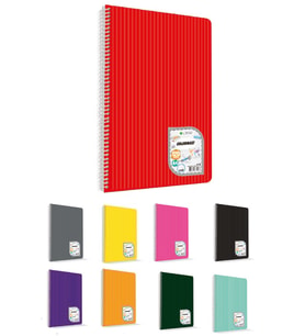 Çınar Colormaxi 120 Yaprak Kareli A4 Defter Pp Kapak Spiralli - 3 adet