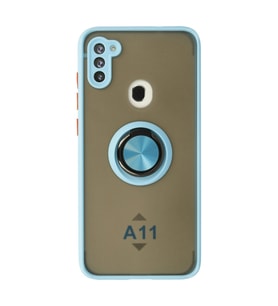 Galaxy A11 Kılıf Montreal Yüzüklü Kapak - Buz Mi
