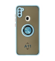 Galaxy A11 Kılıf Montreal Yüzüklü Kapak - Buz Mi