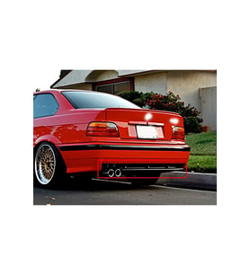 BMW E36 M TAMPON DİFÜZÖR EK FİBERGLASS BOYASIZ Uyumlu