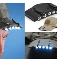 Şapkaya Takılan LED Lamba Güçlü Aydınlatma Pratik Kullanım Kamp ve Outdoor Model WT-127