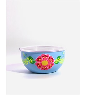 Kapaklı Mavi Kase (18 Cm)