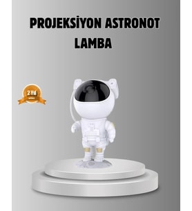 Astronot Galaksi Projeksiyon Lambası Bluetooth Bağlantılı Ve Uzaktan Kontrollü