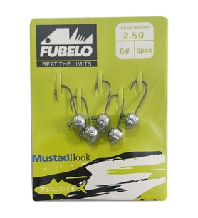 Fubelo Sharp Head 5 Adet Jig Head 2.5gr 6no