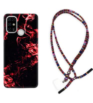 Casper E30 F20 X20 Kılıf Boyun Asklı Rasta Silikon Red Smoke 1745