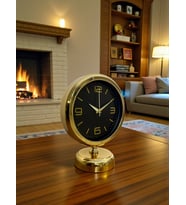 River World Masa Saati Metal 25 cm x 20 cm Midnight Gold