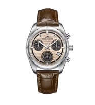 ROCHE MONTRE RMG4002-06 SWISS MADE SAFİR CAM KAHVERENGİ DERİ KORDON ERKEK KOL SAATİ