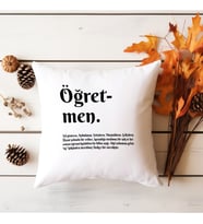Öğretmen Yastık Hediye