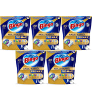 Bingo Akıllı Kapsül Pro Max Bulaşık Makinesi Deterjanı Tableti 200 Adet Limon Kokulu (5PK*40)