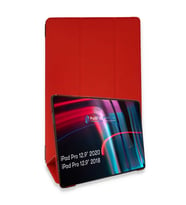 Apple İpad Pro 12.9 (2021) Kılıf Tablet Smart Kılıf - Kırmızı