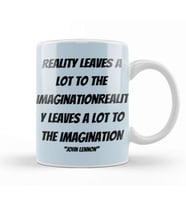 John Lennon Quote Kupa Bardak Porselen