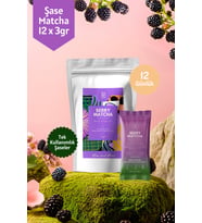 Berry Matcha Tekli Şase – 12 Günlük Özel Paket, 12x3 gr