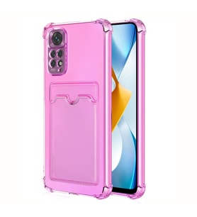 Microsonic Xiaomi Redmi Note 11S Card Slot Shock Kılıf Pembe