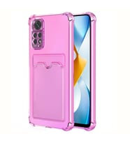 Microsonic Xiaomi Redmi Note 11S Card Slot Shock Kılıf Pembe