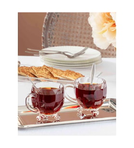Priour 4-lü Çay Fincanı