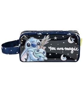 Stitch Desenli Lacivert Kalem Kutusu
