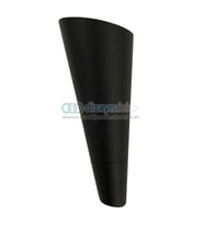 Konik Açılı Koltuk Kanepe Ve Dolap Ayağı Mat Siyah 20 Cm