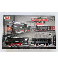 Oyuncak Tren Seti 10 Parça (Renksiz)