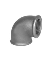 1/2" Siyah Doğalgaz Dirsek DN15