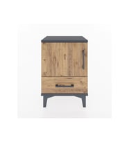 Arges Komodin 2 Raflı Tek Kapaklı 44x30x64 Antrasit-Çam
