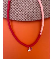 Balık Kırmızı Pembe Boncuk Fimo Kolye Renkli Kadın Kolye PYTKFIMOKLYE90