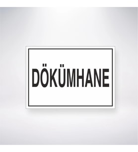 Dökümhane 21x28 Arkası Yapışkanlı Levha