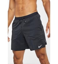 Nike Flex 2 in 1 Stride Men's Brief Running Shorts Fermuarlı 7"  Şort Siyah