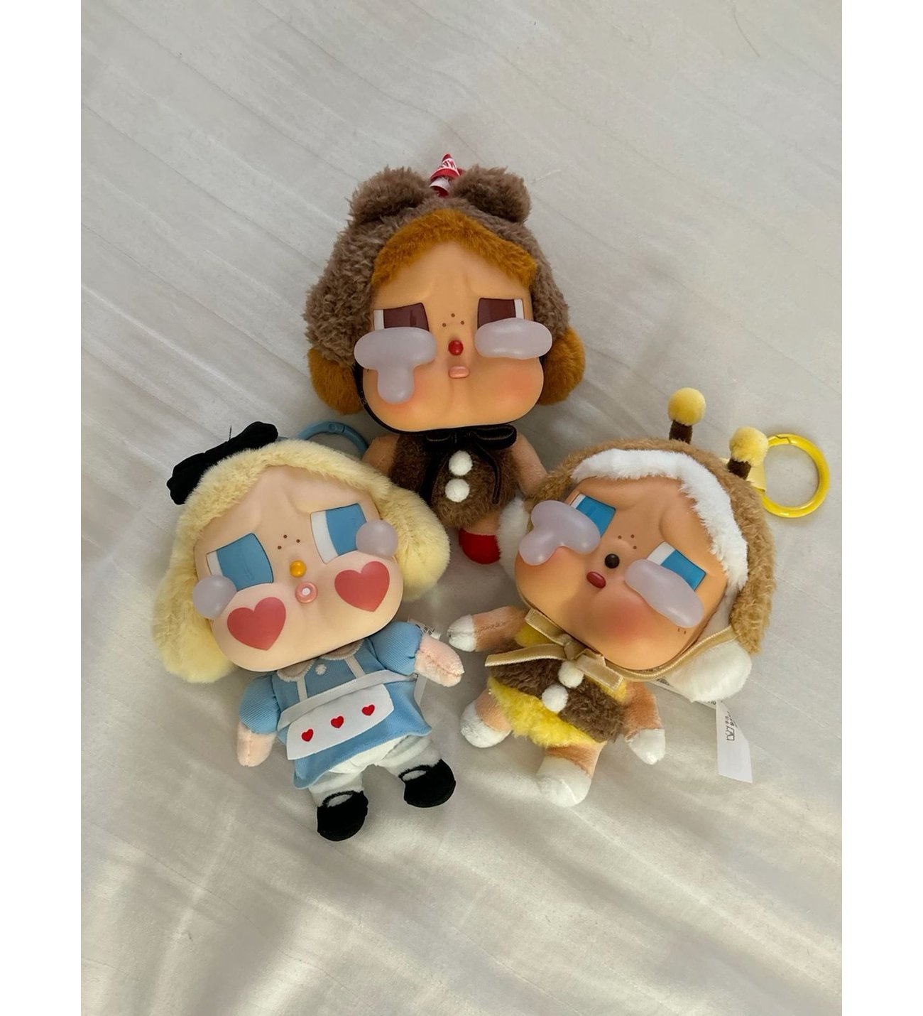 CRY BABY Crying Again Series- Vinyl Face Plush Blind Box - Çanta