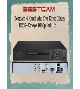 BESTCAM 4 Kanal Ahd Dvr Kayıt Cihazı H265+ Xmeye 1080p Full HD