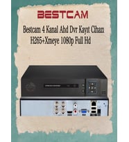 BESTCAM 4 Kanal Ahd Dvr Kayıt Cihazı H265+ Xmeye 1080p Full HD