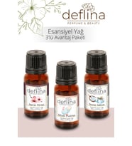 3'lü Avantaj Set Esansiyel Uçucu Yağ Aromaterapi Difüzör Esansı Hava Nemlendirici Oda Kokusu 3x10ml