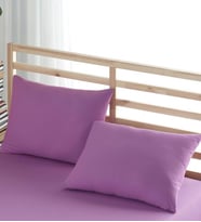 Formeya Ranforce %100 Pamuk Yastık Kılıfı 2 Adet 50*70 Kapaklı (Lila)