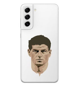 Samsung Galaxy S22 Uyumlu Steven Gerrard Tasarımlı Şeffaf Telefon Kılıfı