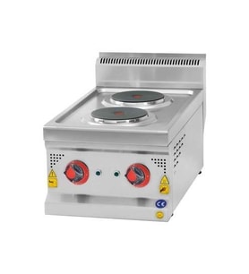 CSA Karacasan 600 Seri Set Üstü Elektrikli İki Gözlü Ocak