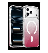 Onegif İphone 17 Pro Sora Simli Magsafe Kapak - Kırmızı
