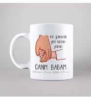Babalar Günü ( Canım Babam ) Tasarımlı Kupa